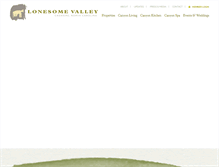 Tablet Screenshot of lonesomevalley.com